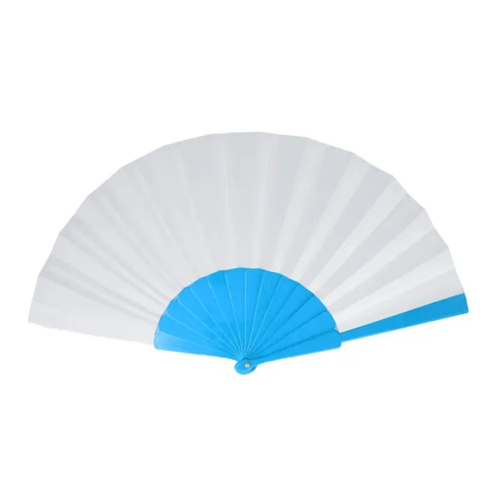 Made to order - Hand fan plastic  polyester all over print - LT90524 (N0012)
